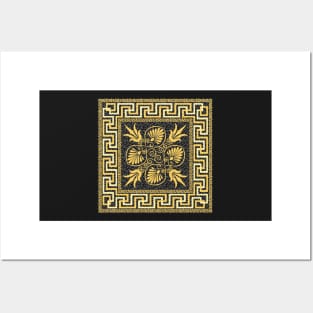 Copy of Golden square Greek ornament Posters and Art